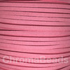 Rose Pink Faux Suede Cord