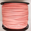 Salmon Pink Faux Suede Cord