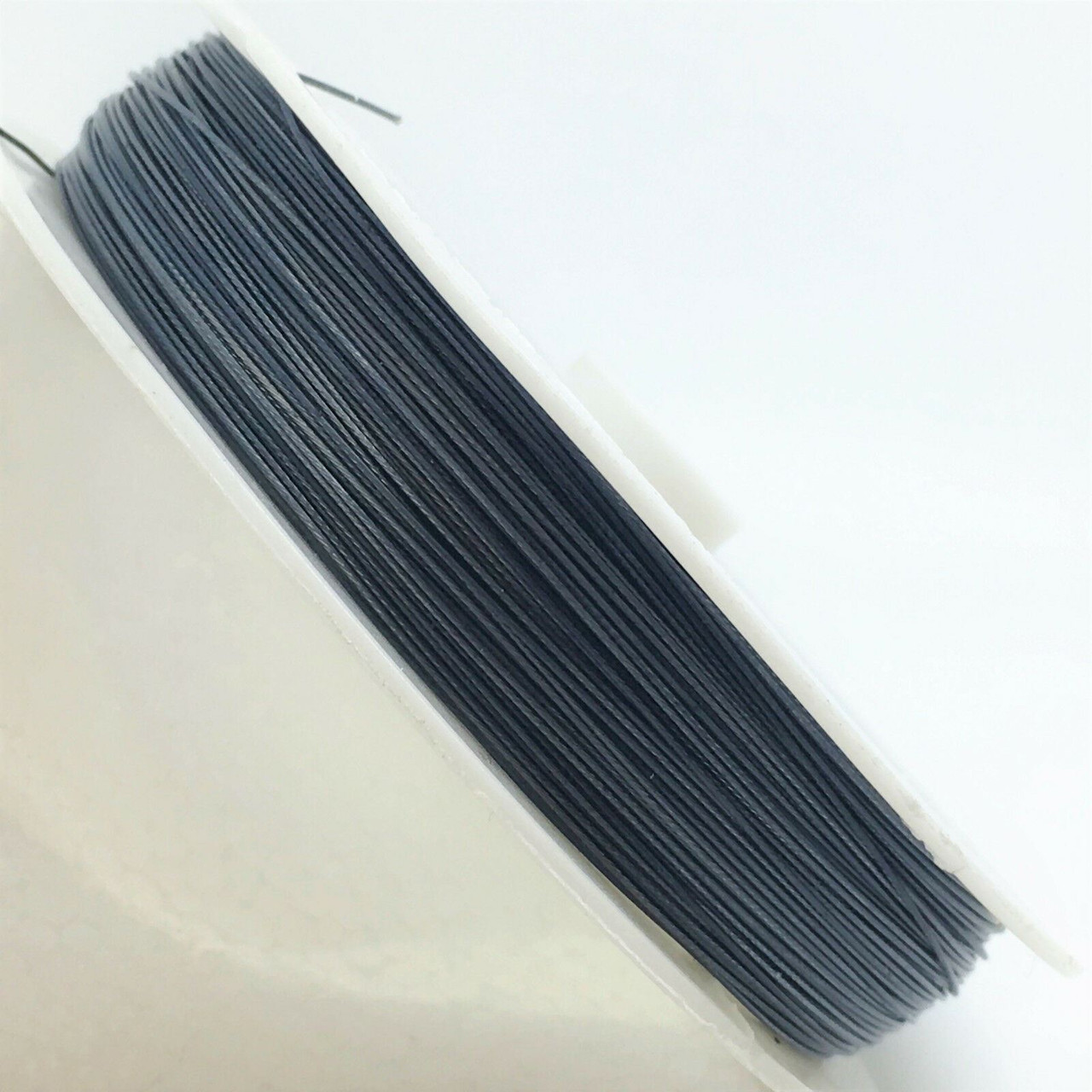 50m roll Tiger Tail - Charcoal Grey - 0.38mm