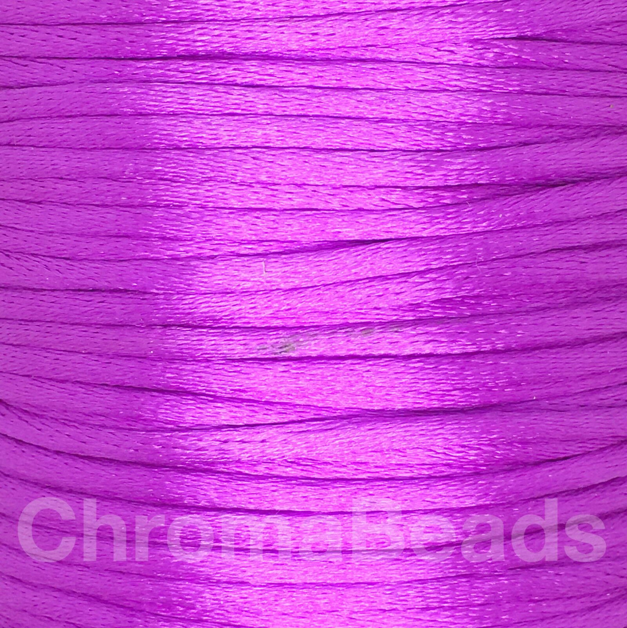 Mauve 2mm Satin Rattail Cord