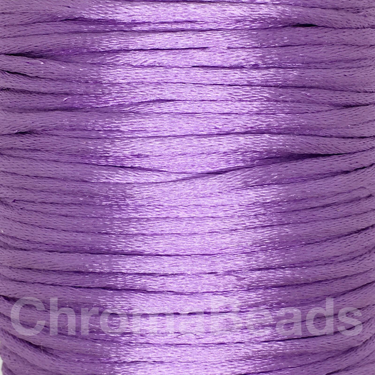 Lavender 2mm satin rattail cord