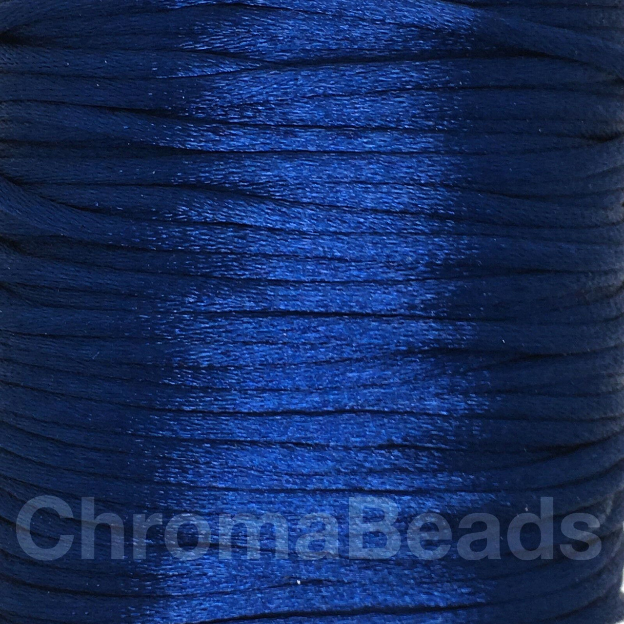 Reel of Nylon Cord (Rattail) - Navy Blue, approx 225m