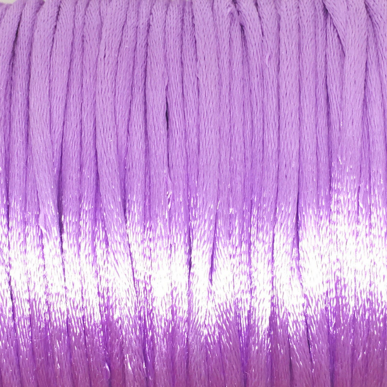 2x Reels of Nylon Cord (Rattail) - Light Purple, approx 45m each