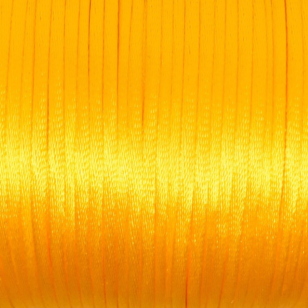 Reel of Nylon Cord (Rattail) - Sunshine Yellow, approx 225m