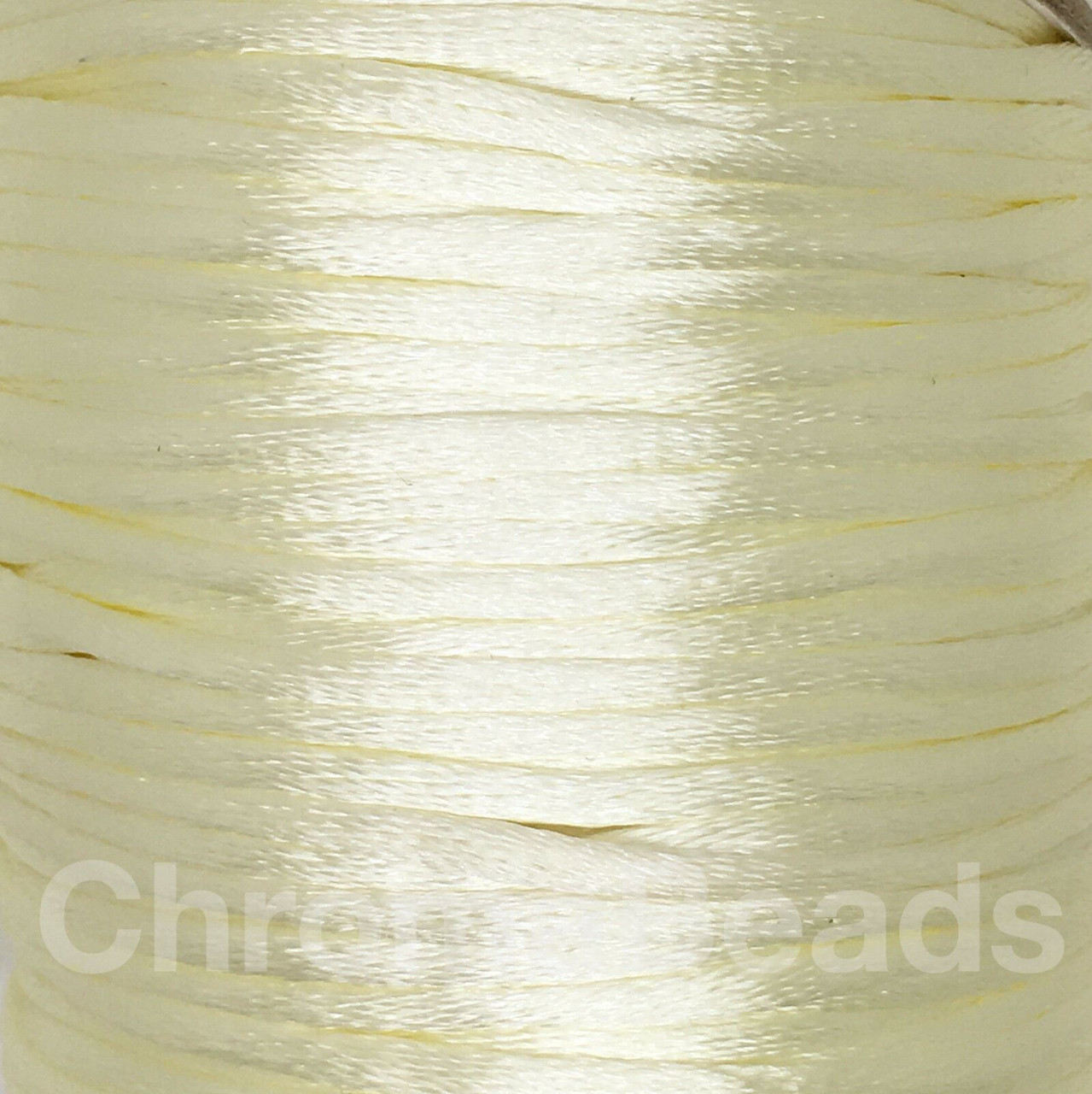 Reel of Nylon Cord (Rattail) - Cream, approx 45m