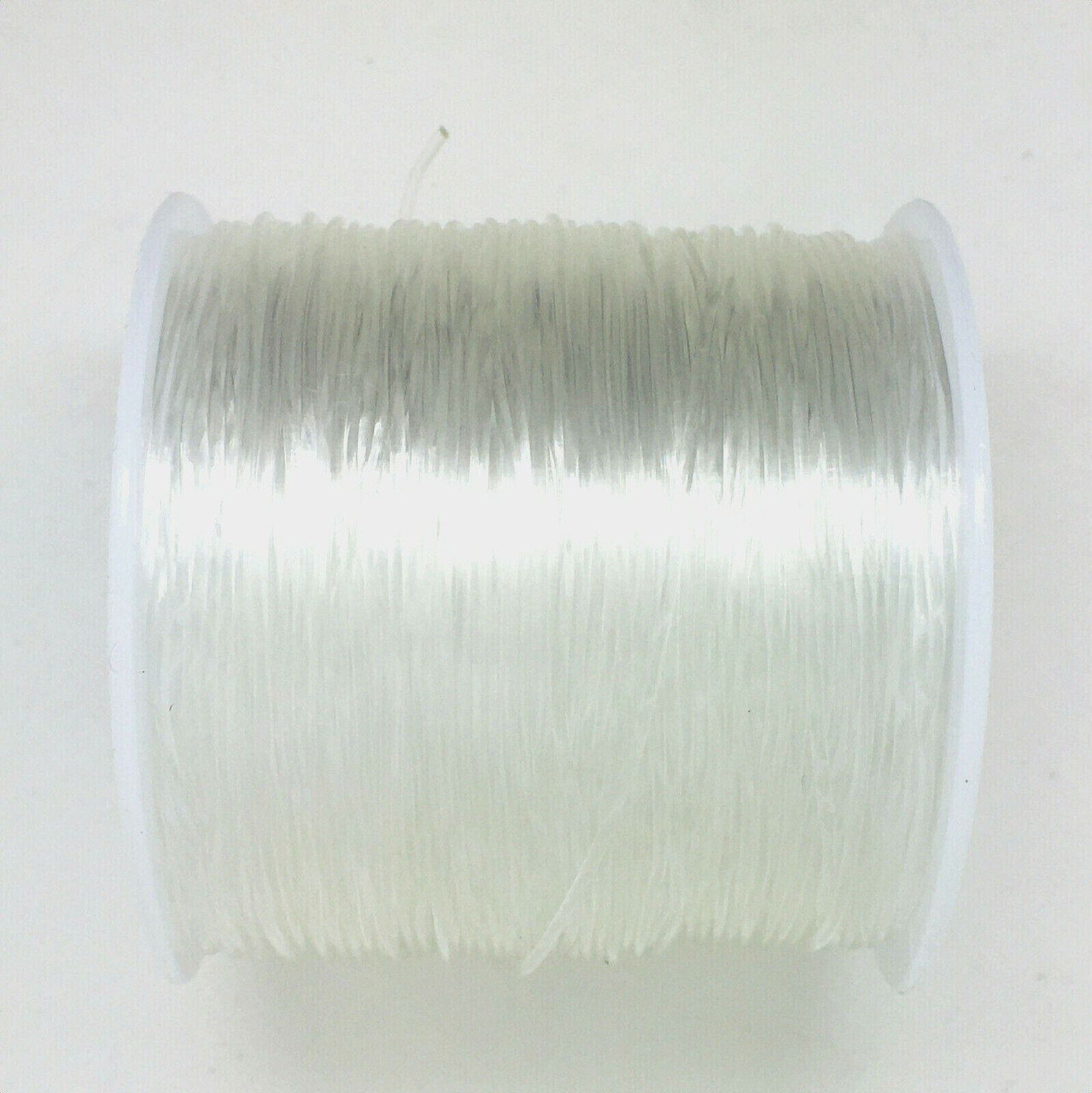 0.8mm Crystal Tec elastic thread, 100m wholesale reel - clear