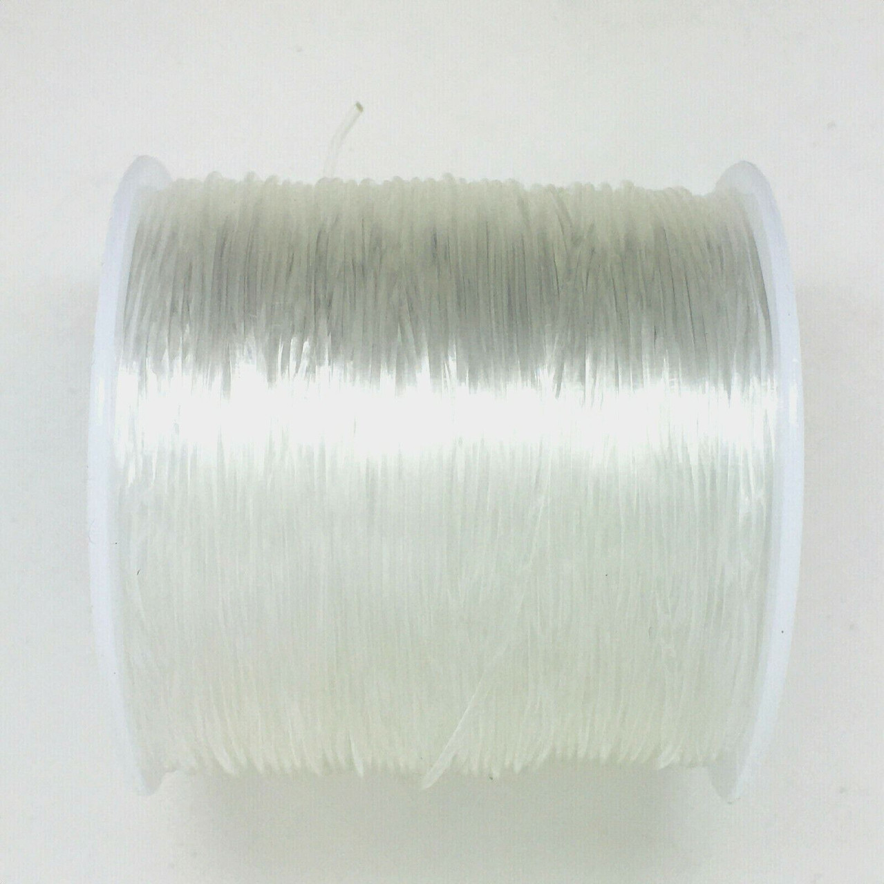 0.6mm Crystal Tec elastic thread, 100m wholesale reel - clear