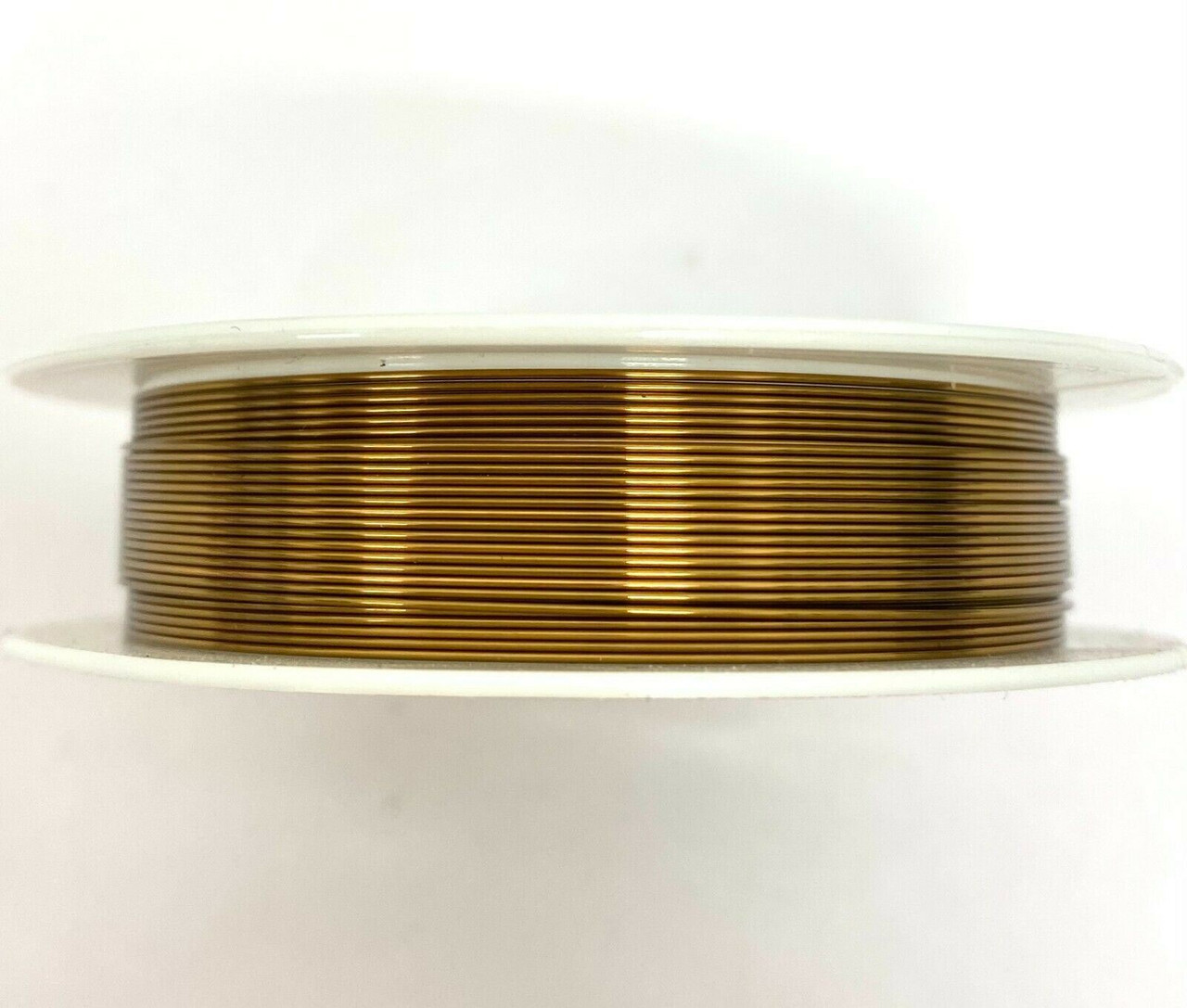 Roll of Copper Wire, 0.3mm thickness, GOLDEN BROWN colour, approx 26m length