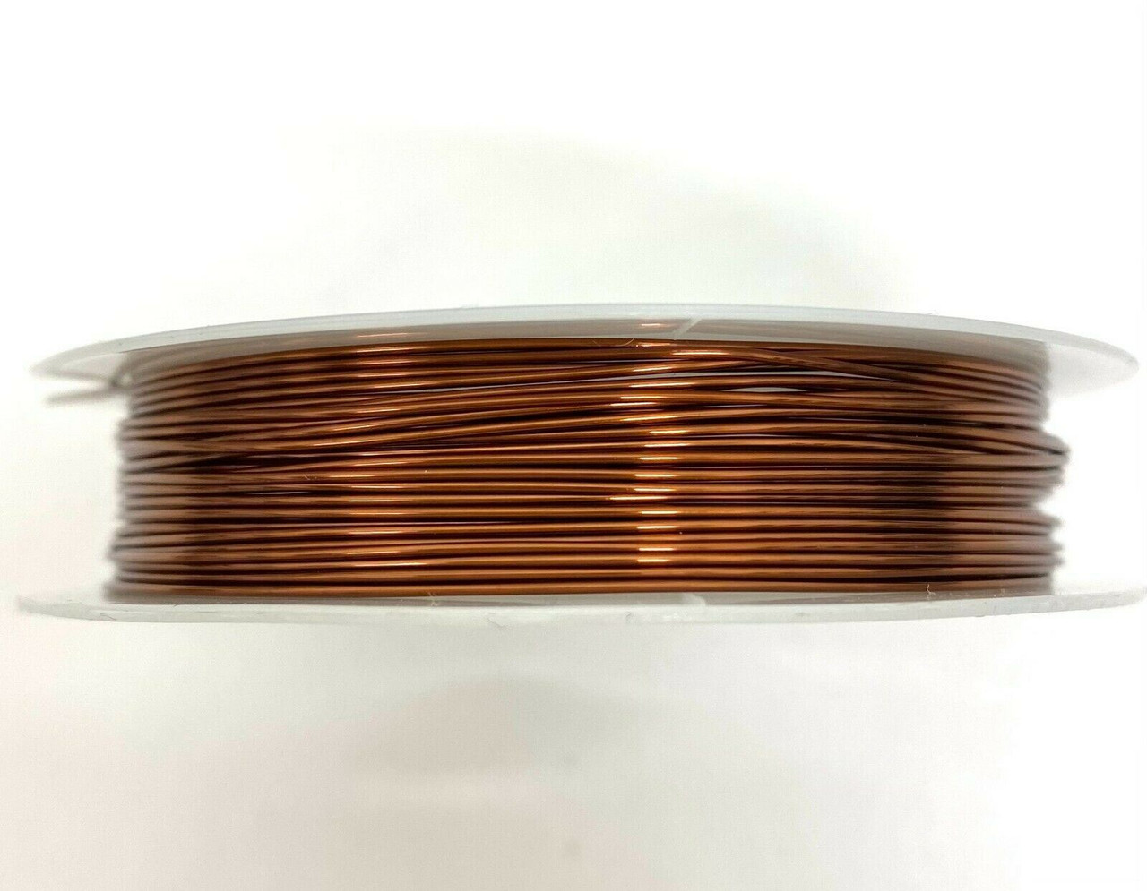Roll of Copper Wire, 0.8mm thickness, BROWN colour, approx 4m length