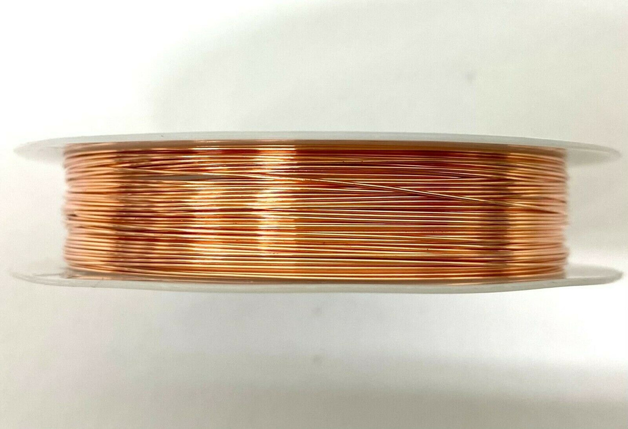 Roll of Copper Wire, 0.8mm thickness, COPPER colour, approx 4m length