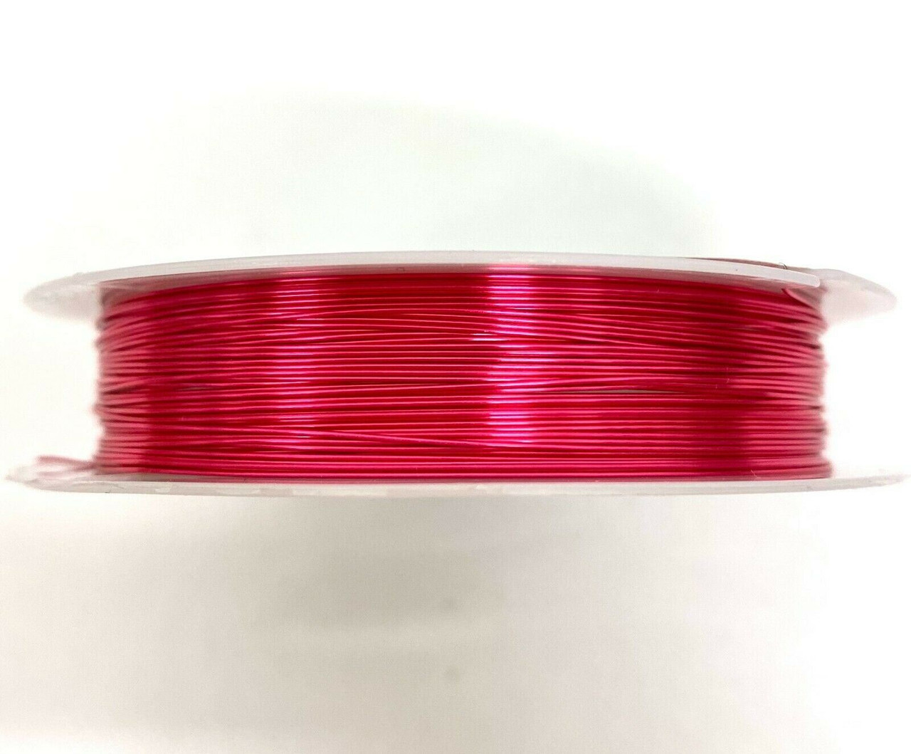 Roll of Copper Wire, 1.0mm thickness, HOT PINK colour, approx 2.5m length
