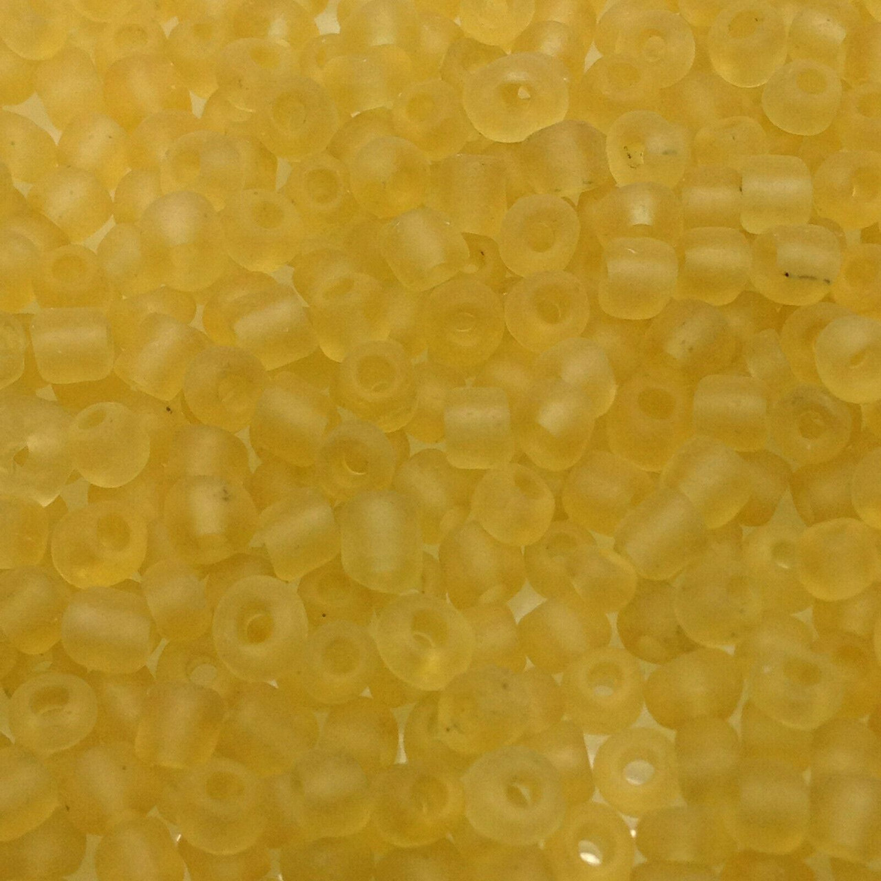 Gold Frosted 11/0 seed beads