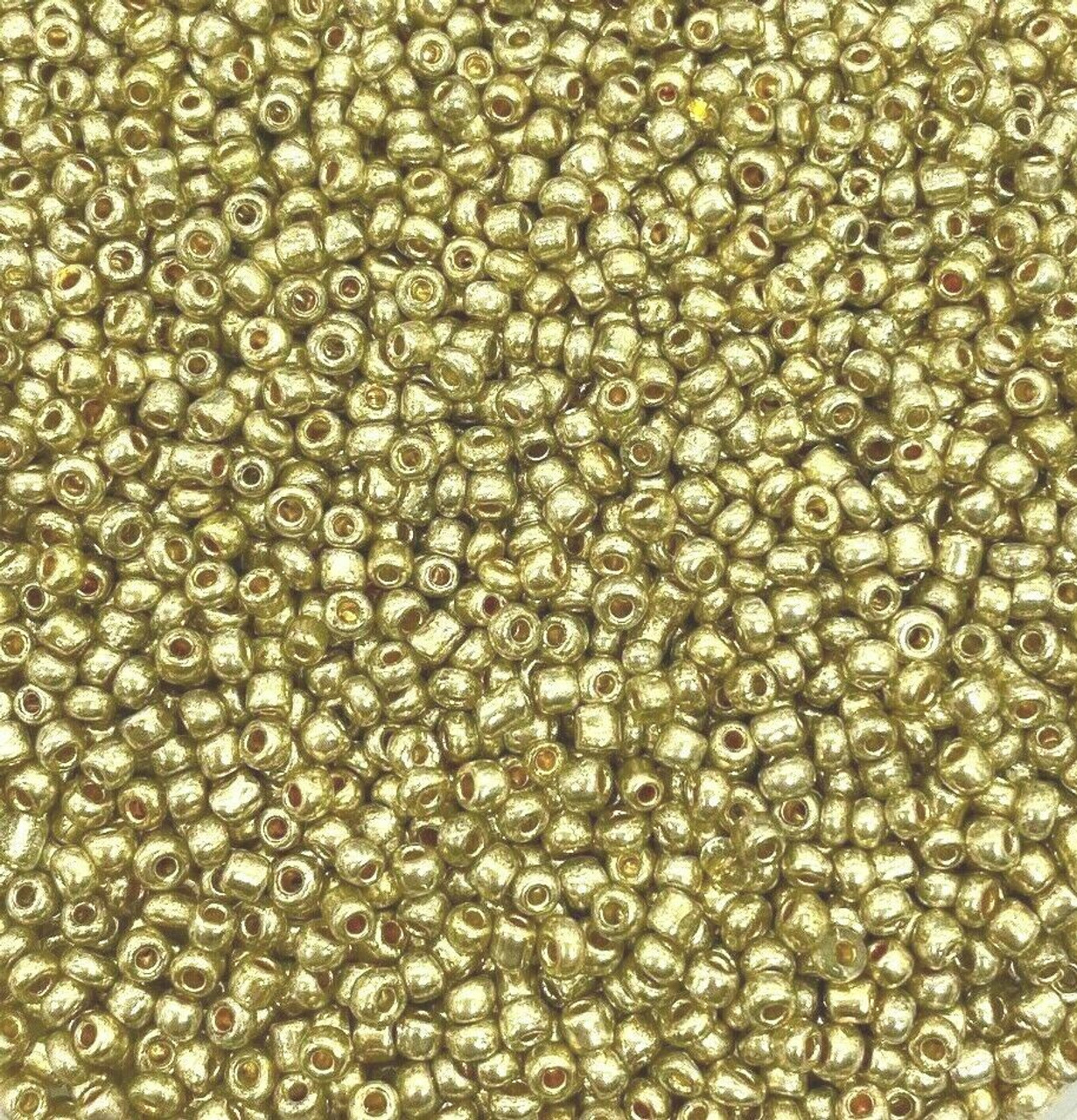 Light Gold Metallic 11/0 seed beads