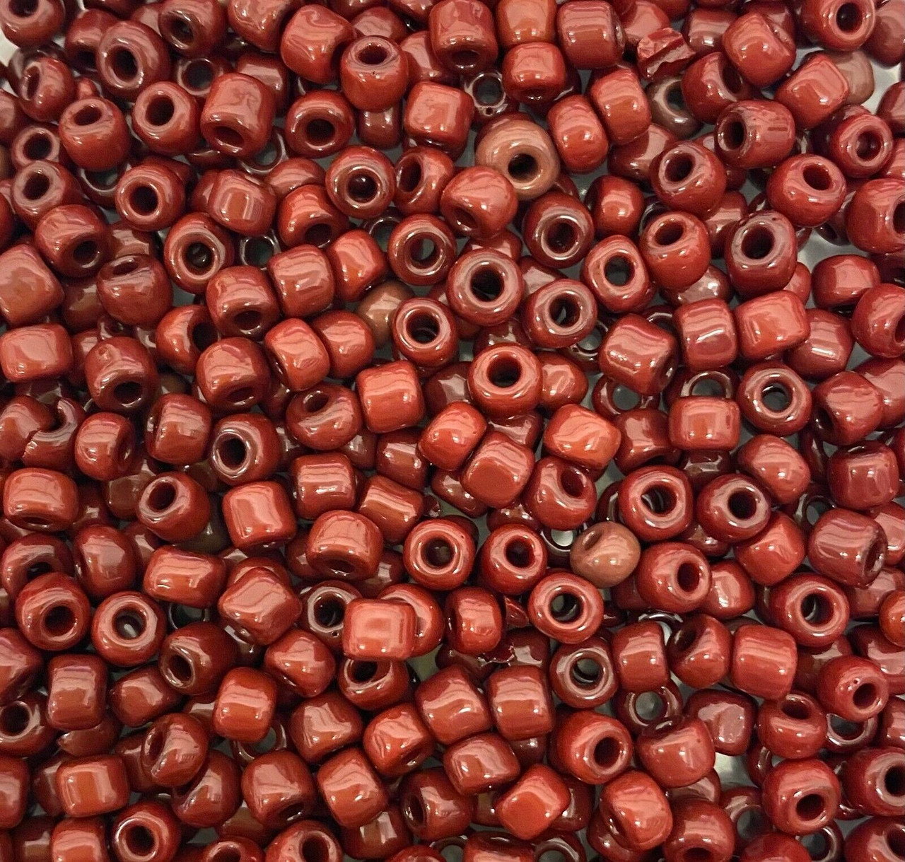 Oxblood Opaque 11/0 seed beads