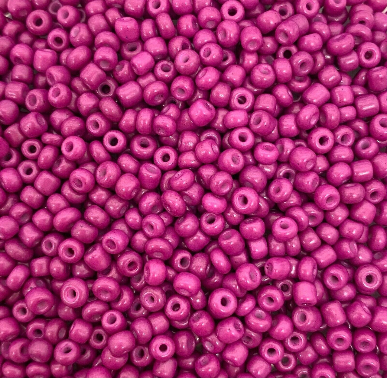 Magenta Opaque 11/0 seed beads