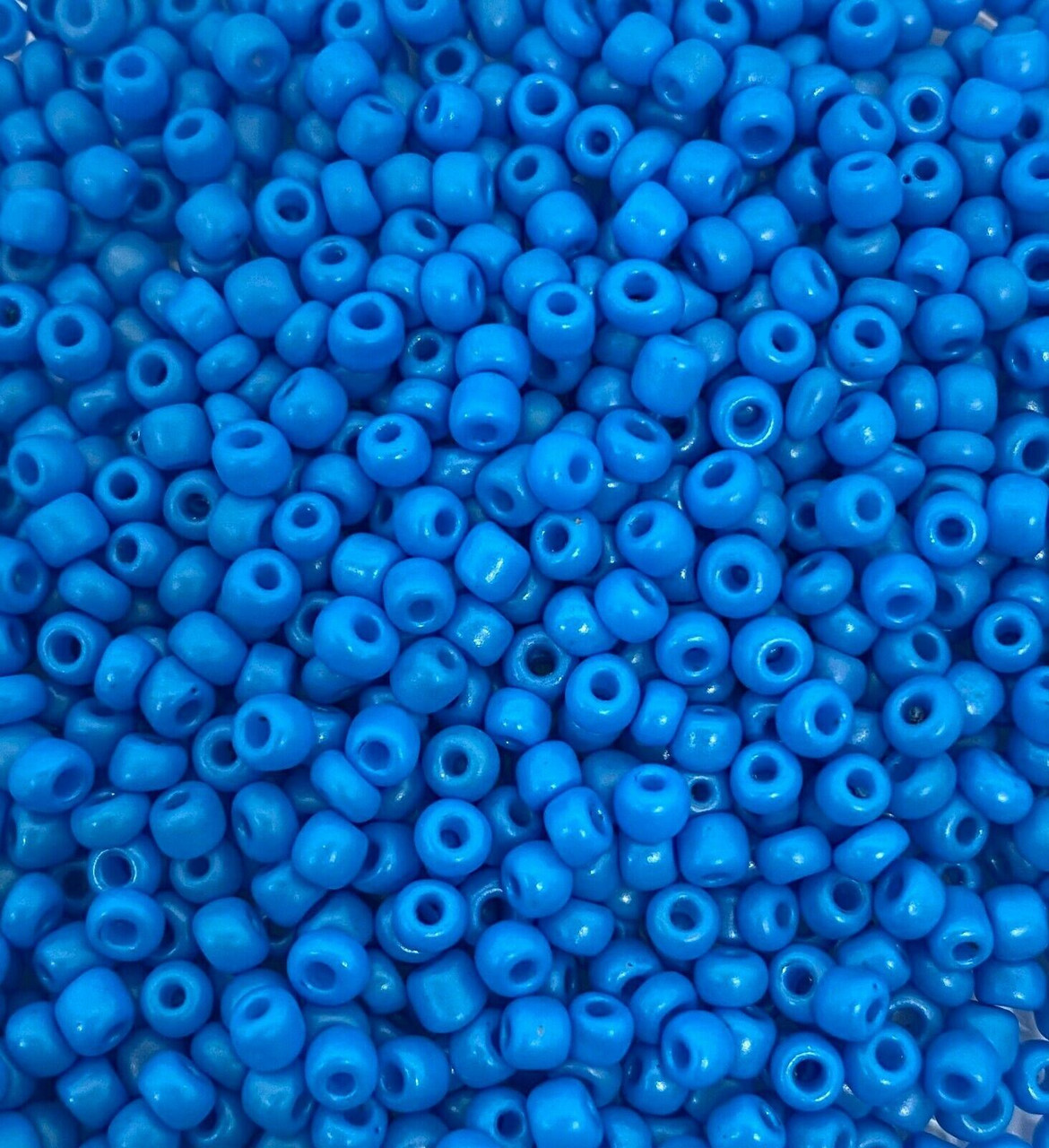 Bright Blue Opaque 11/0 seed beads