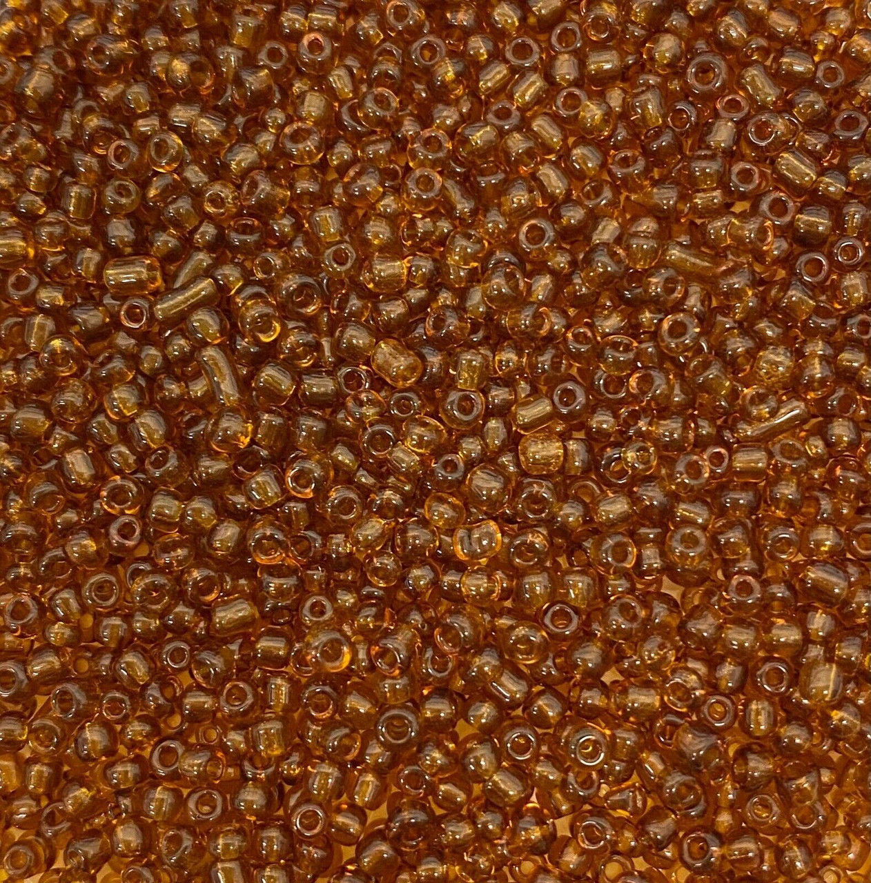 Brown Transparent 11/0 seed beads