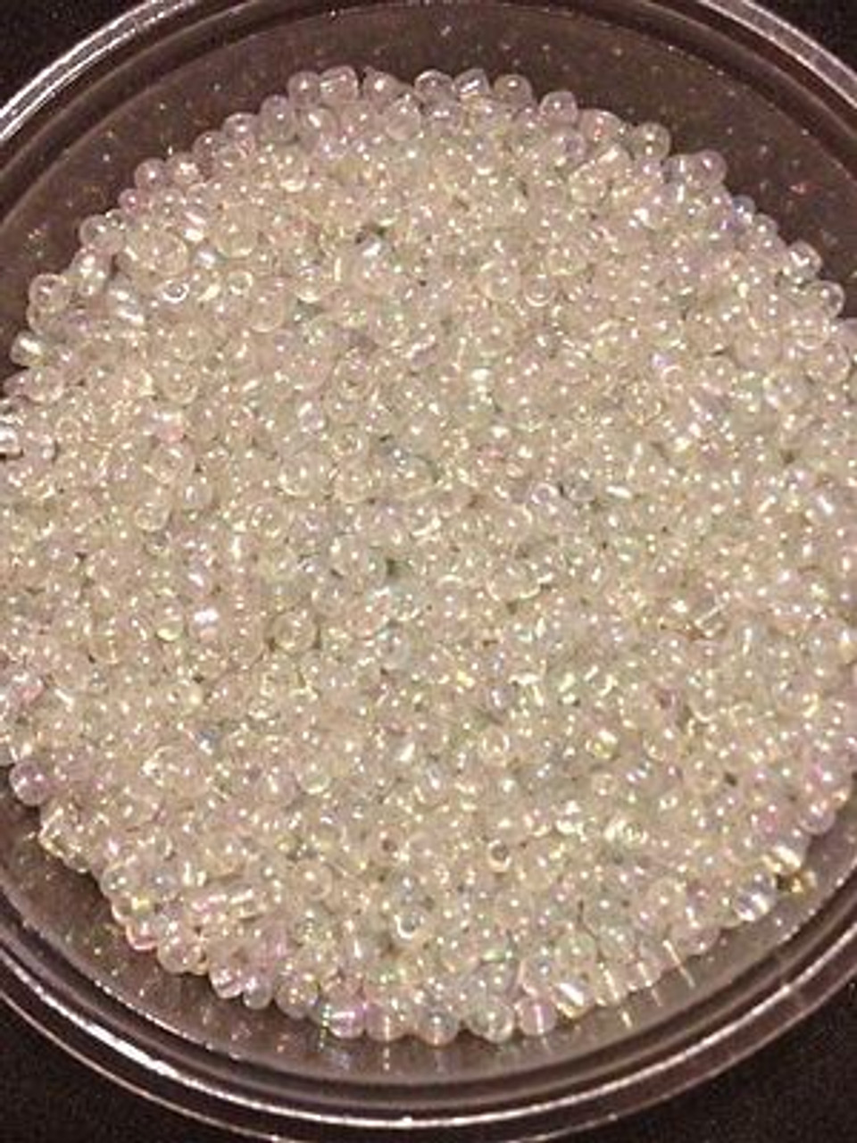 Clear Rainbow 11/0 seed beads