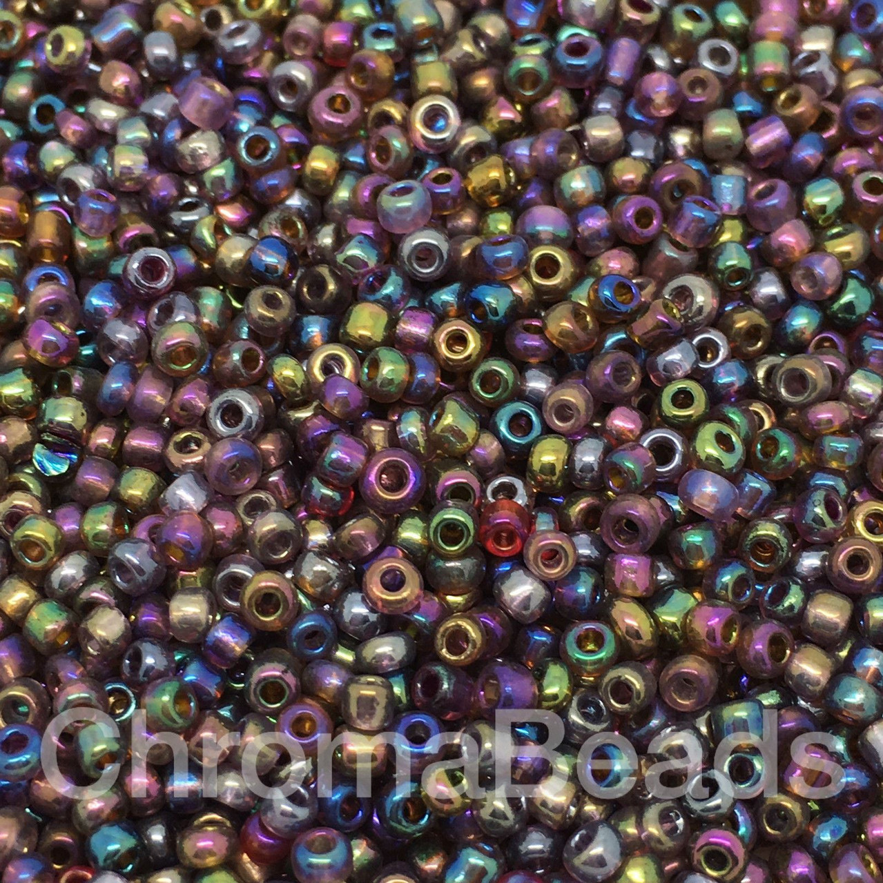 Purple Metallic Rainbow 11/0 seed beads