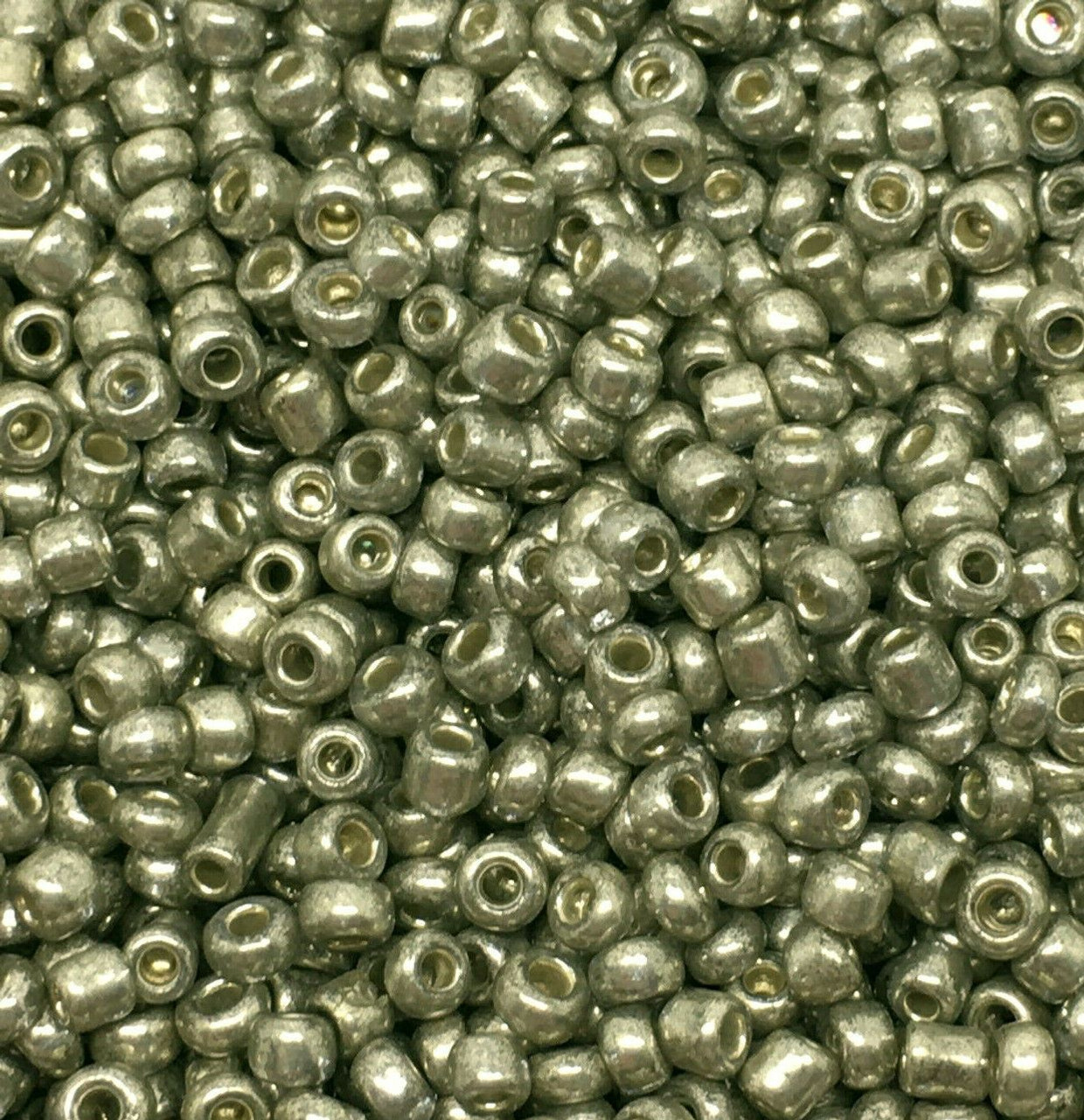 Antique Silver Metallic 6/0 seed beads