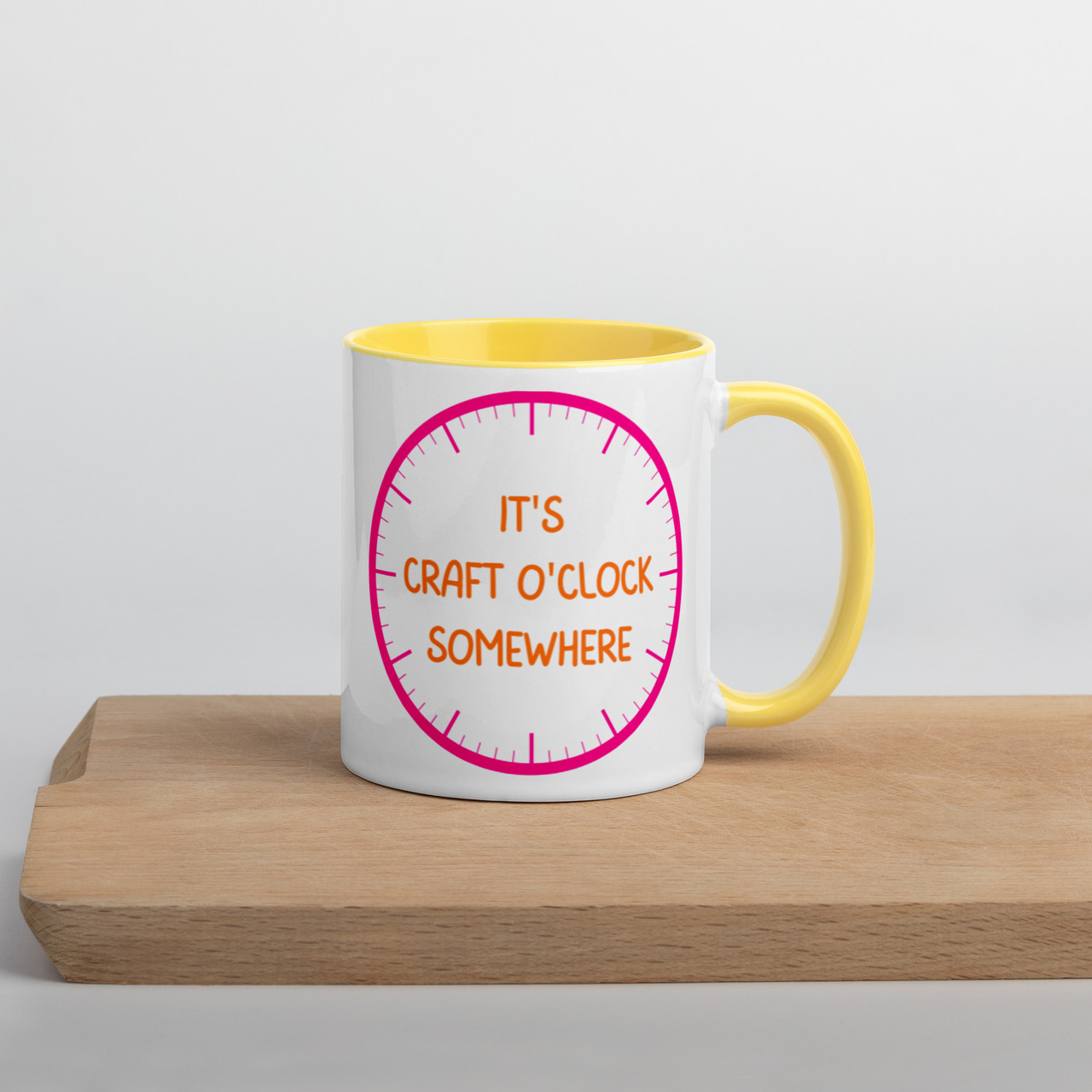 It's crafting Time - Mug with Colour Inside