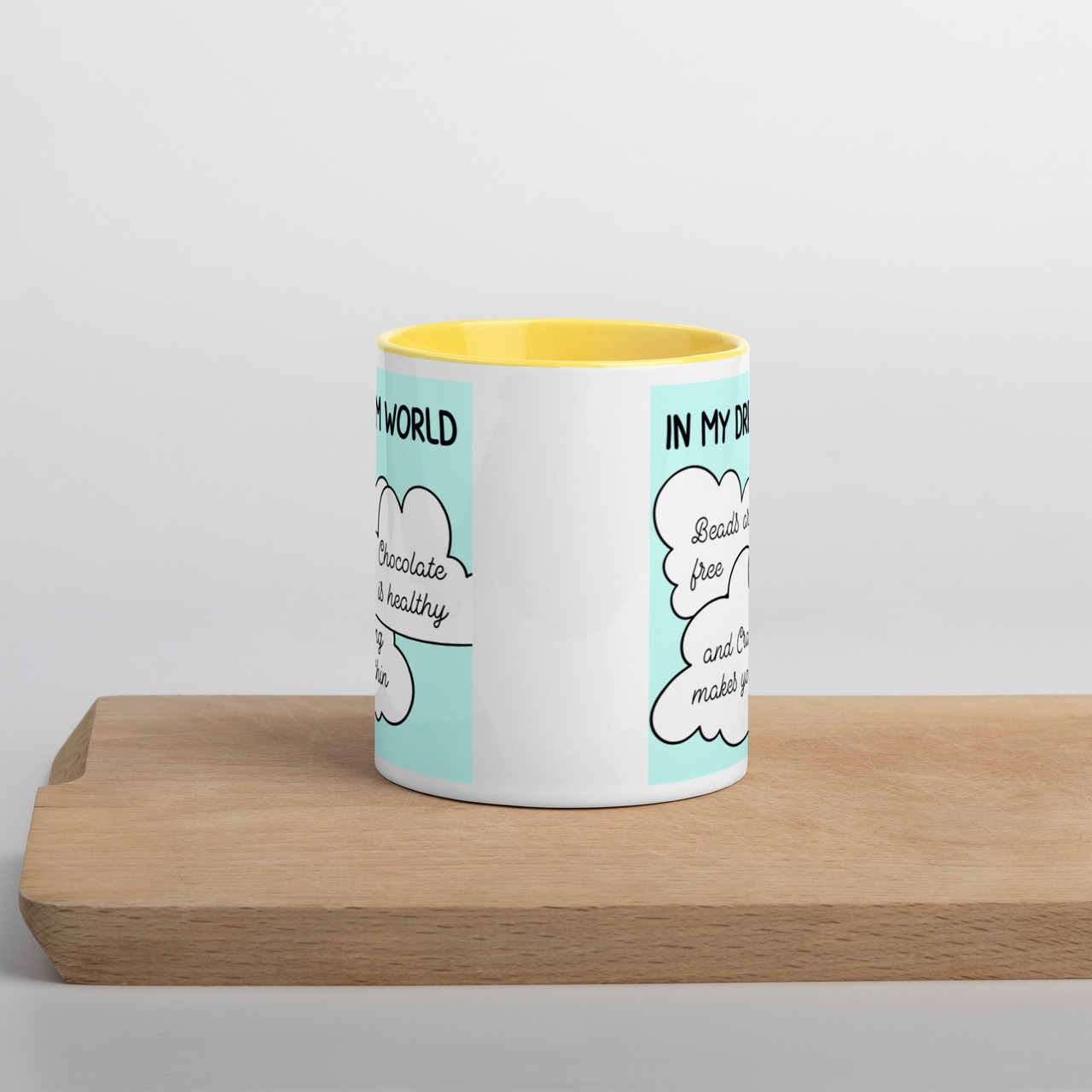 In my dreams - Mug with Colour Inside