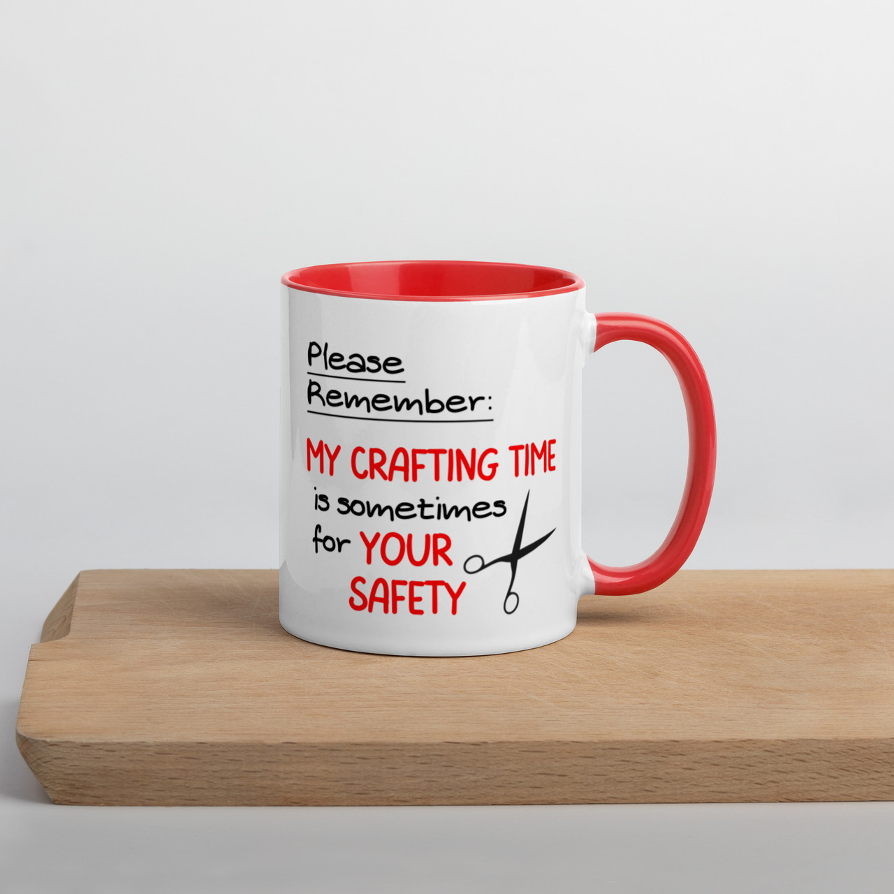 For Your Safety - Mug with Colour Inside