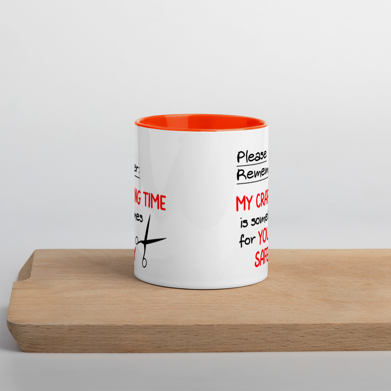 For Your Safety - Mug with Colour Inside