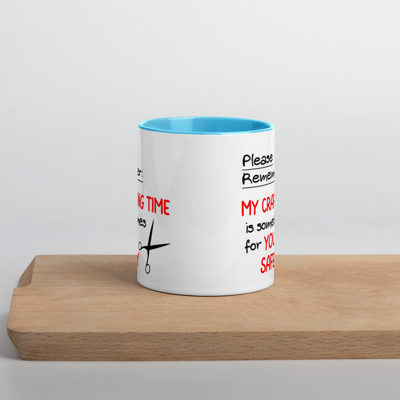 For Your Safety - Mug with Colour Inside