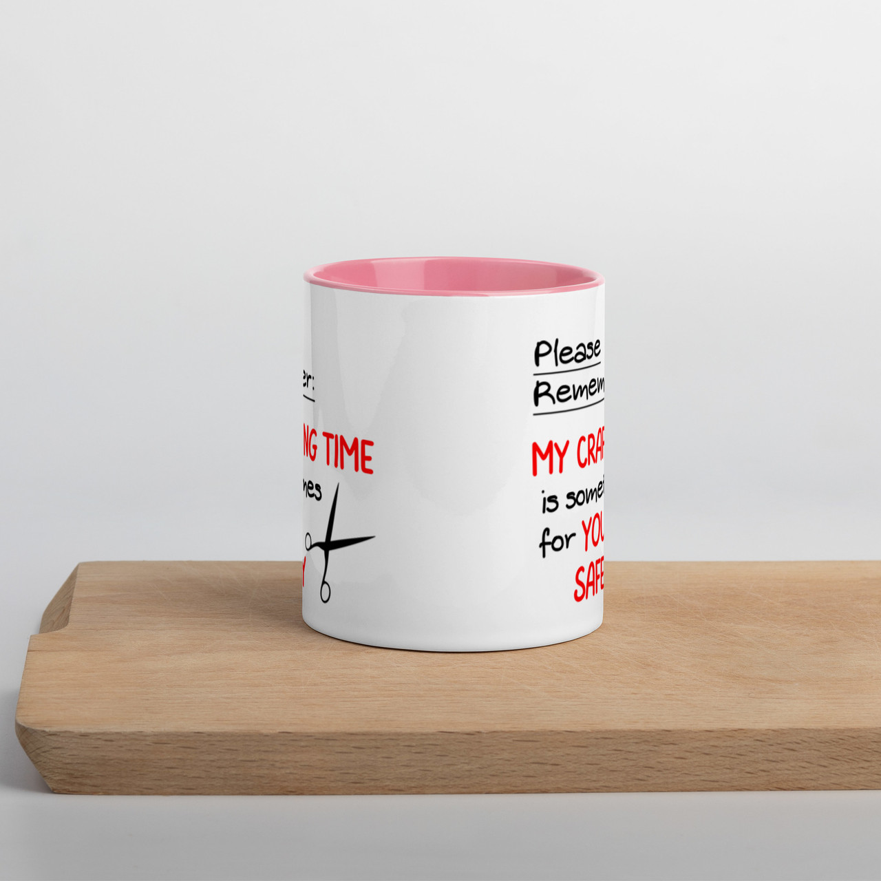 For Your Safety - Mug with Colour Inside