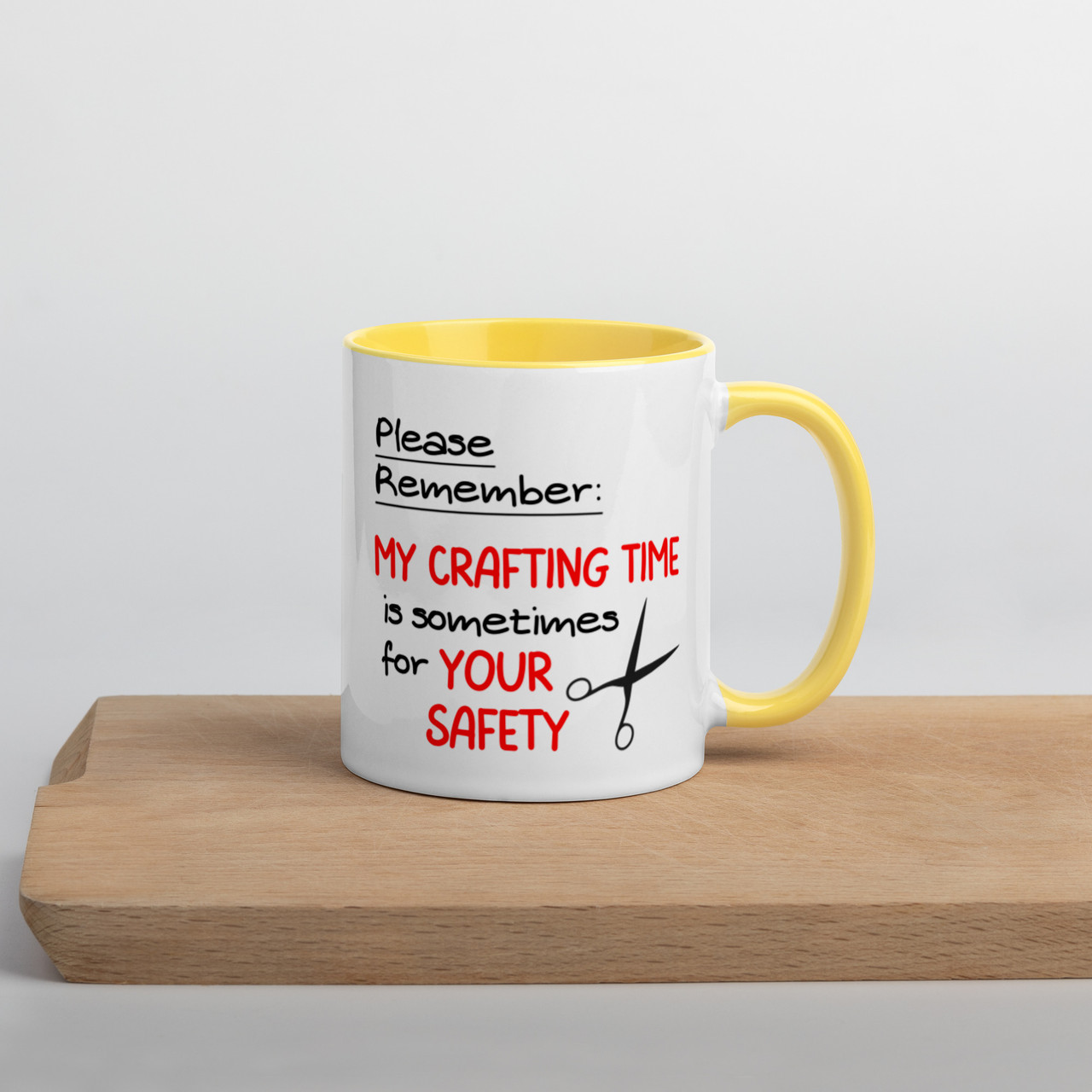 For Your Safety - Mug with Colour Inside