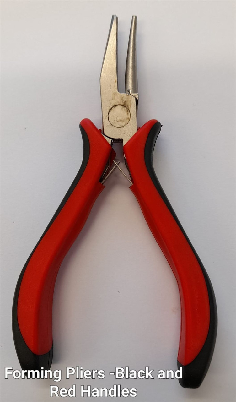 Jewellery Making Pliers - Forming Pliers, Black & Red handles