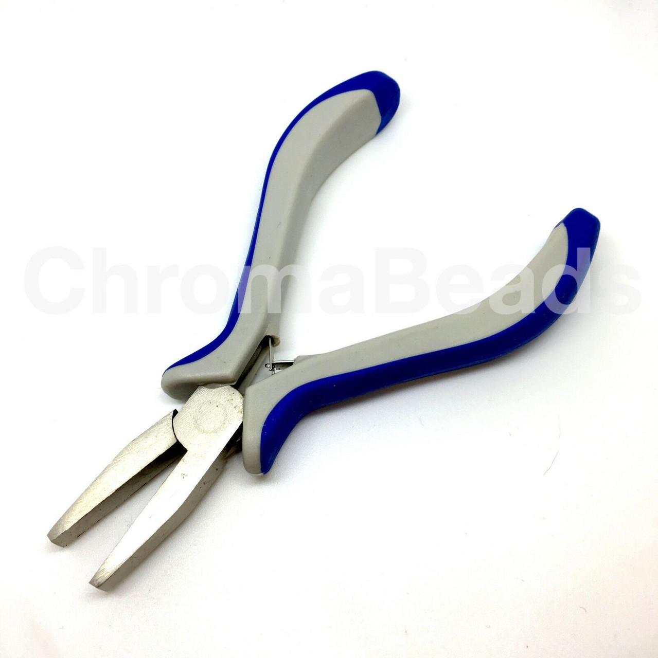 Jewellery Making Pliers - Flat Nose, Black & Red handles