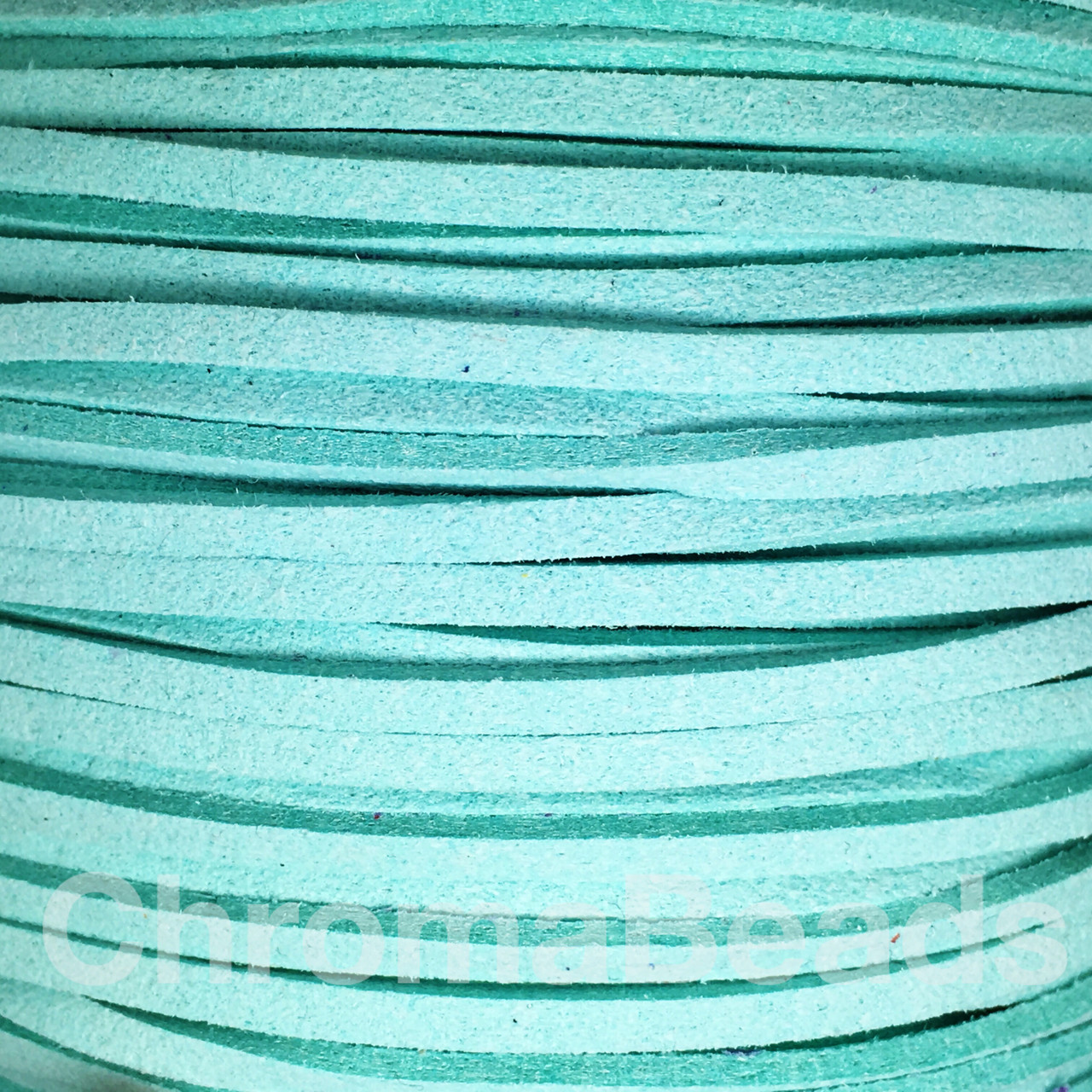 3mm Faux Suede Cord Turquoise