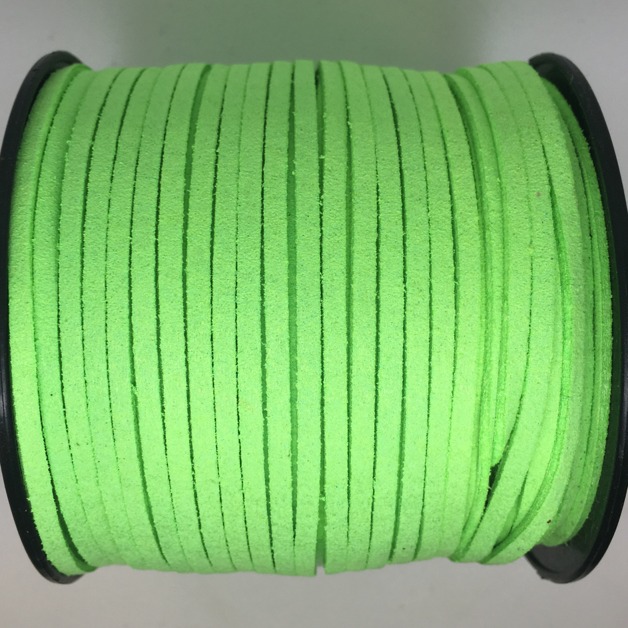 Lime Faux  Suede Cord