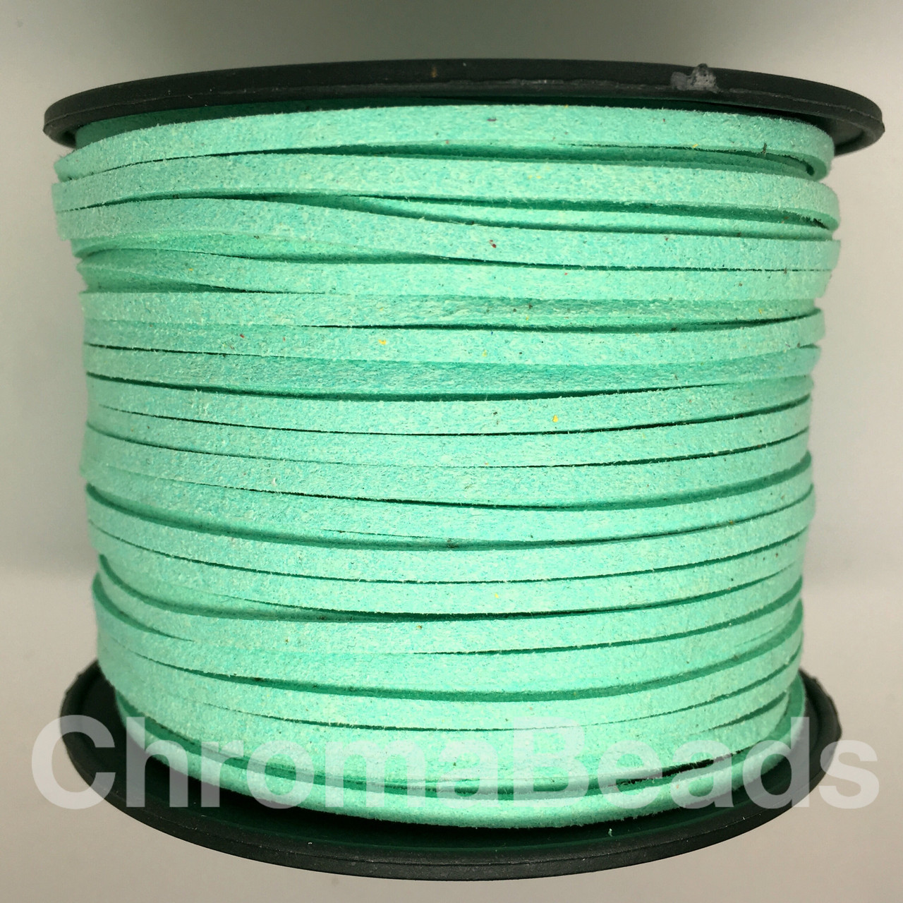 Mint Faux  Suede Cord