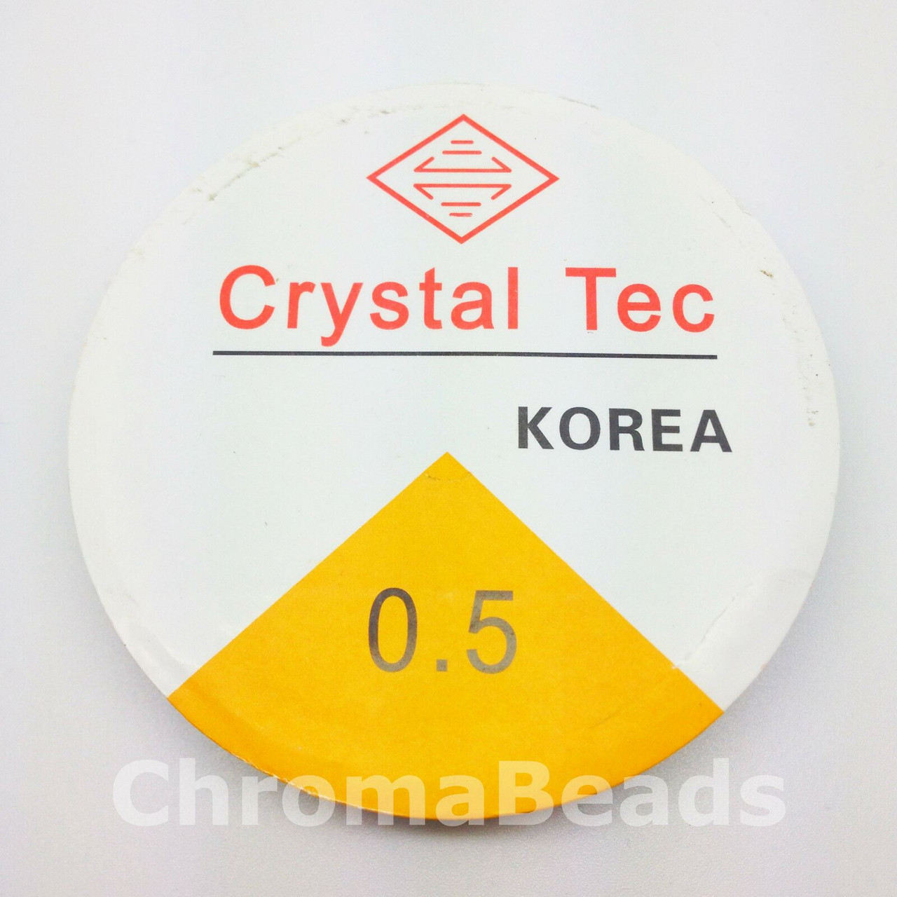 0.5mm Strong & Stretchy crystal elastic thread, 18m roll - black