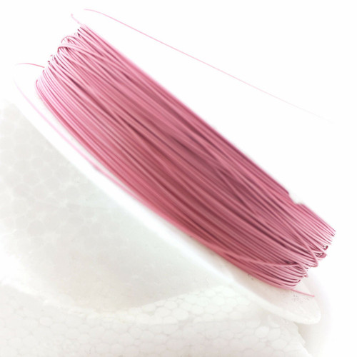 50m roll Tiger Tail - Pale Pink - 0.45mm