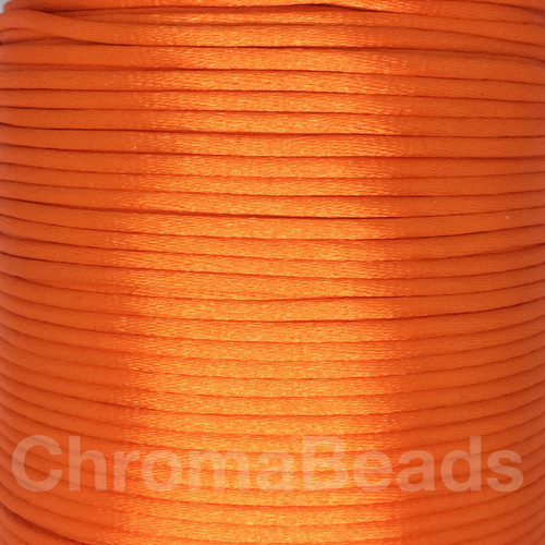 Pumpkin 2mm satin rattail cord