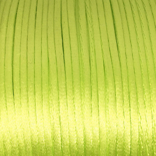 Reel of Nylon Cord (Rattail) - Apple Green, approx 225m