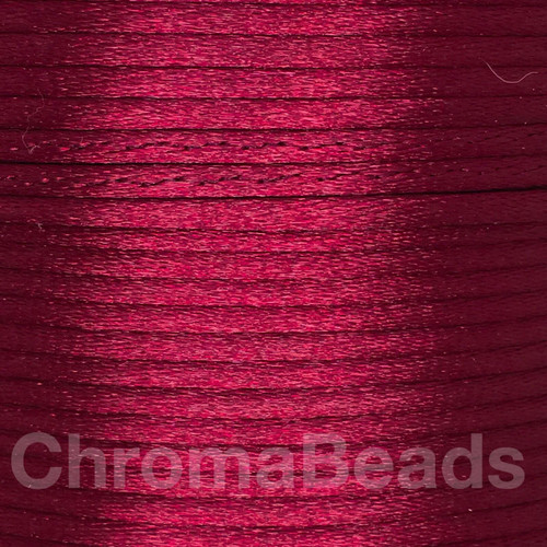 Reel of Nylon Cord (Rattail) - Wine, approx 225m