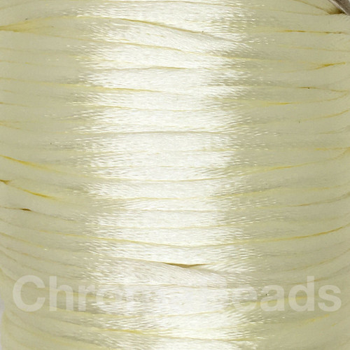 Reel of Nylon Cord (Rattail) - Cream, approx 72m