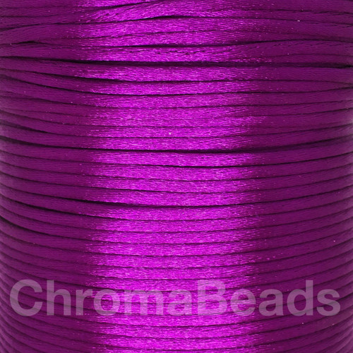 Reel of Nylon Cord (Rattail) - Plum, approx 225m