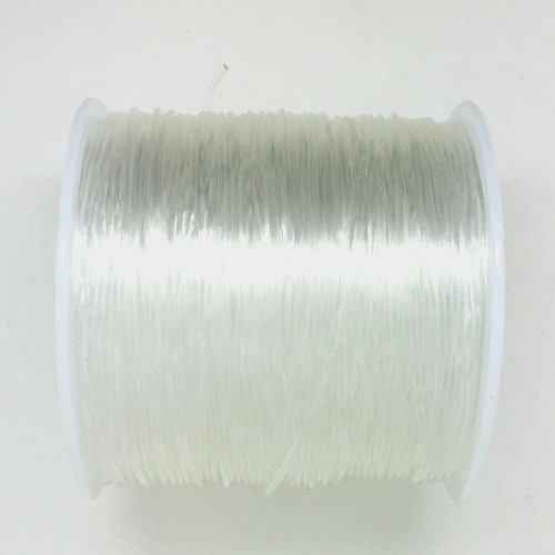 1.0mm Crystal Tec elastic thread, 100m wholesale reel - clear