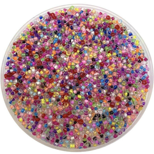 Mixed Colours Inside Colour 11/0 seed beads