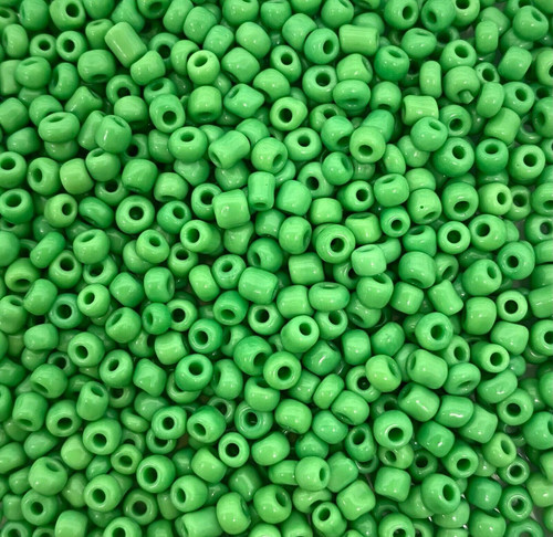 Green Opaque 11/0 seed beads