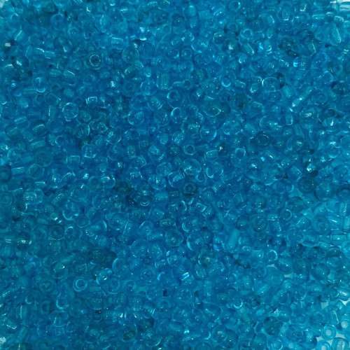 Aqua Transparent 11/0 seed beads