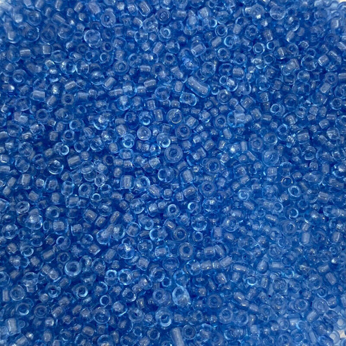 Mid Blue Transparent 11/0 seed beads