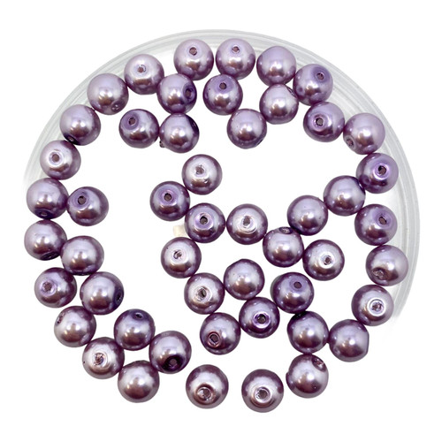 Wisteria 8mm Glass Pearls