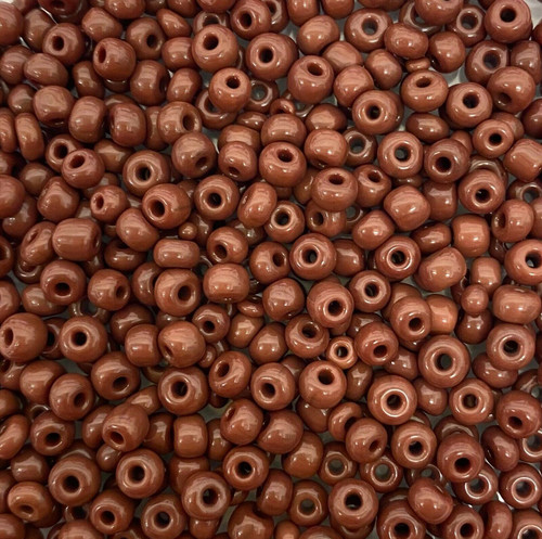 Brown Opaque 6/0 seed beads